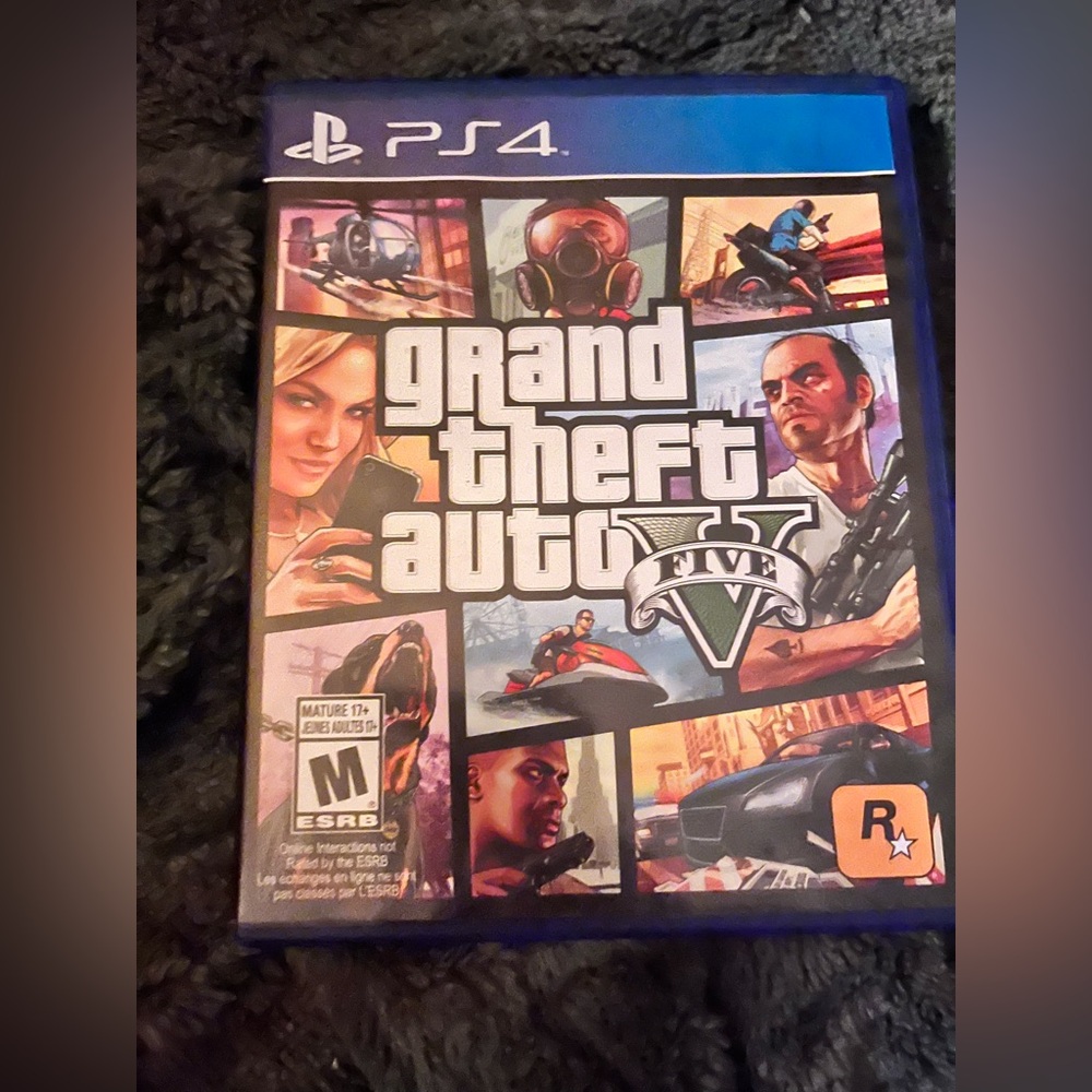 Grand Theft Auto V 5 for Sony Playstation 4 PS4